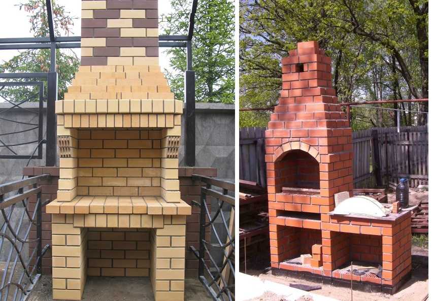 Churrasqueira de tijolos - os melhores esquemas, desenhos, ideias e dicas para a construção de uma churrasqueira (50 fotos)