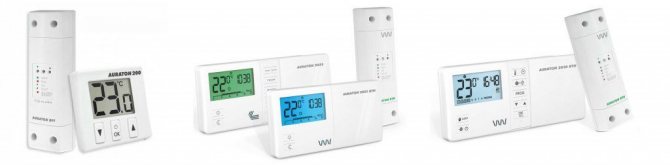 Wireless thermostats for water floor heating