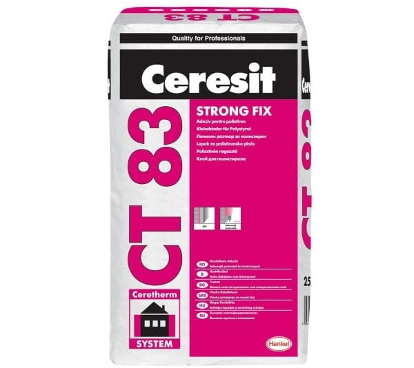 Ceresit CT 83 để sửa chữa các tấm polystyrene mở rộng