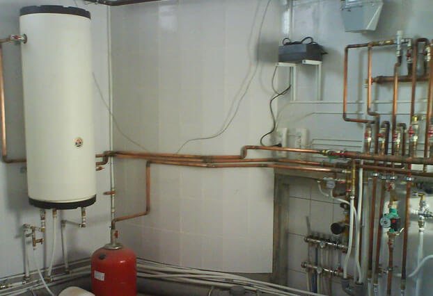 agua destilada en el sistema de calefacción
