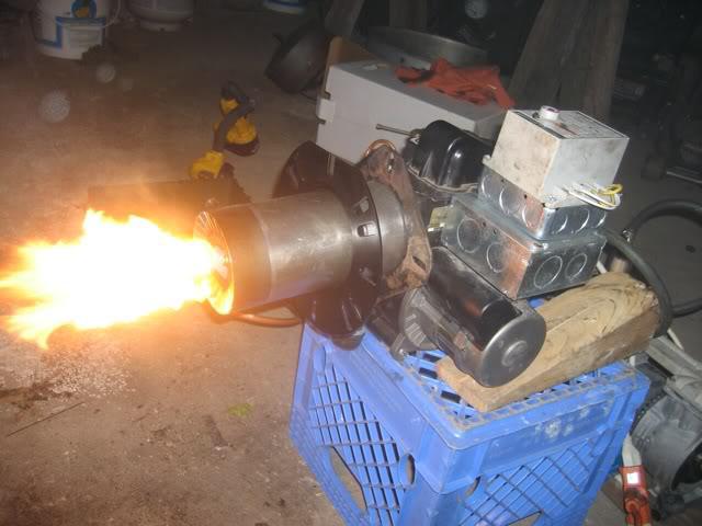 DIY diesel burner