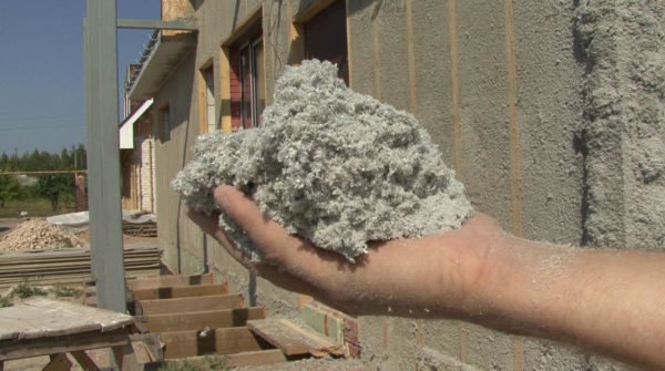 Ecowool - cellulose-based insulation