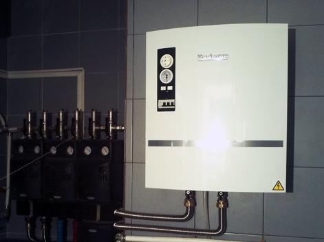 Electric boilers. A photo.