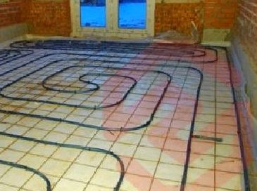 Elektrische Fußbodenheizung