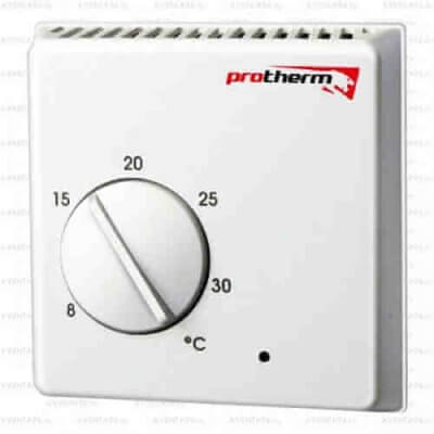 Ηλεκτρομηχανικός θερμοστάτης χώρου δύο θέσεων Protherm Exabasic για λέβητα αερίου