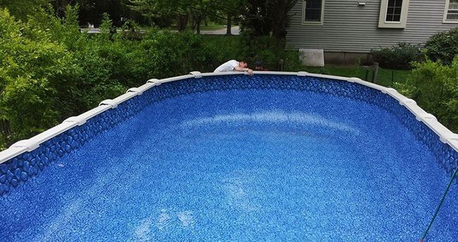 If the pool is outside, it is necessary to make internal waterproofing and external