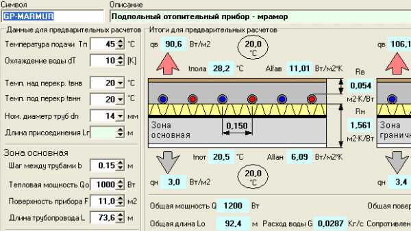 Càlcul hidràulic de la descàrrega del programa del sistema de calefacció