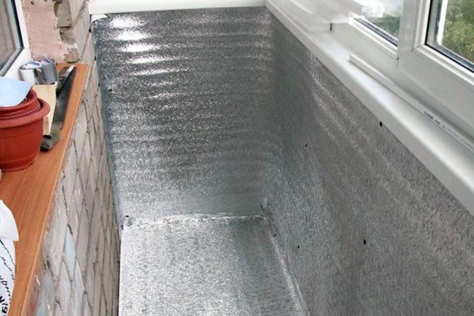 Impermeabilización del suelo del balcón