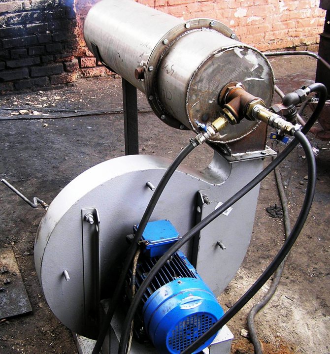 Brännaren för spillolja kan tillverkas för hand
