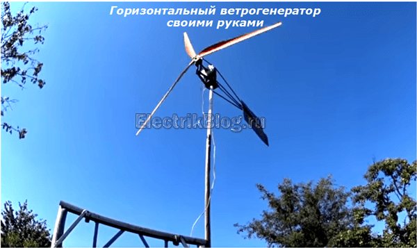 Хоризонтална вятърна турбина