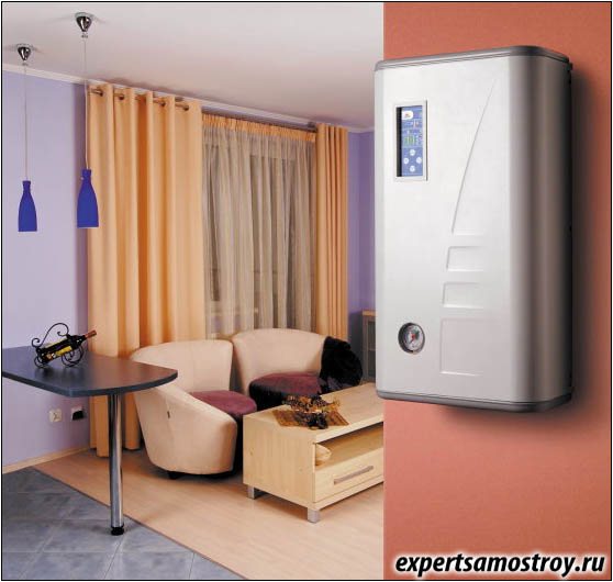 Individual heating in an apartment building