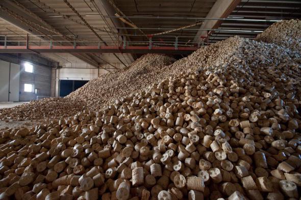production of briquettes for heating