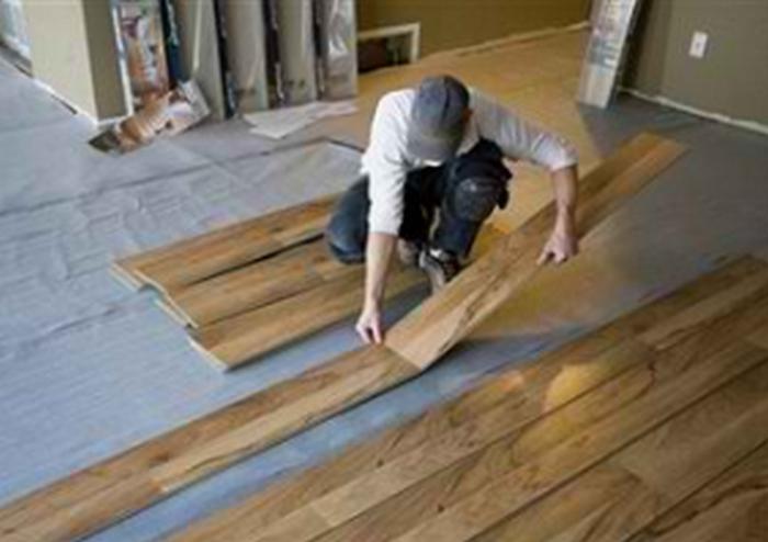 how to lay linoleum on a concrete floor yourself
