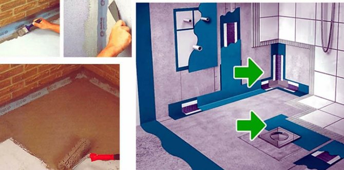 Jak wykonać powłokę hydroizolacyjną podłogi w domu przed jastrychem?