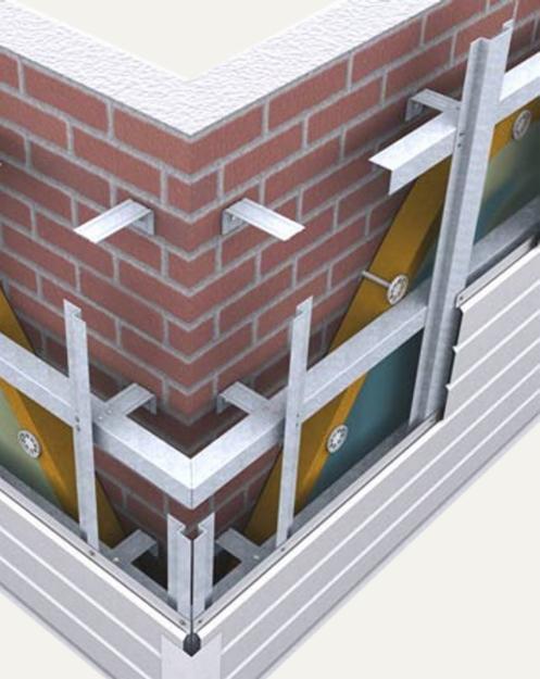 Cara membuat substruktur fasad berventilasi