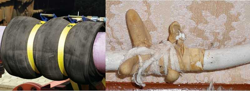 Cómo eliminar una fuga en una tubería de calefacción sellado mecánico de un orificio y sellado químico de una fuga