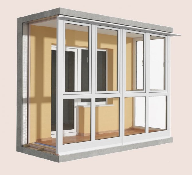 How to insulate a panoramic balcony with glazing