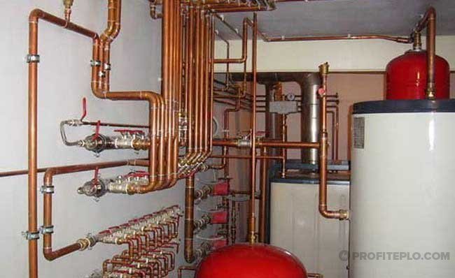 Which pipes are best suited for heating a private house
