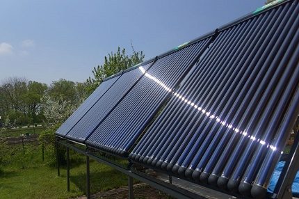 Diseño y ventajas de los colectores solares de vacío.