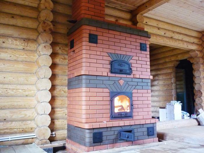 Gas-wood heating boiler
