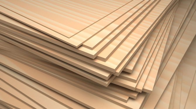 Plywood sheets