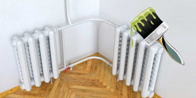 És possible pintar tubs de calefacció calents en un apartament