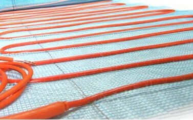 Heating cable for underfloor heating