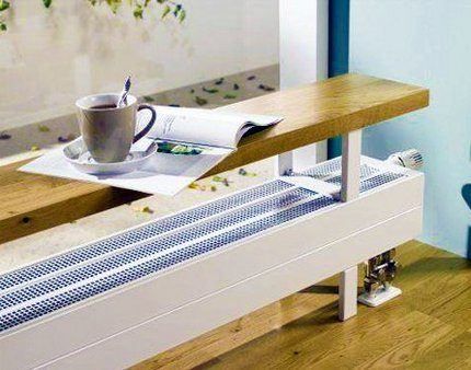 Floor convector is a functional heating solution
