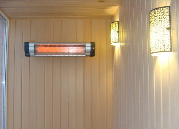 Calentador de infrarrojos montado en la pared