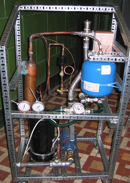 Basic equipment for heat pump