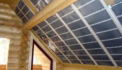 Pemanasan loteng sendiri dengan panel inframerah
