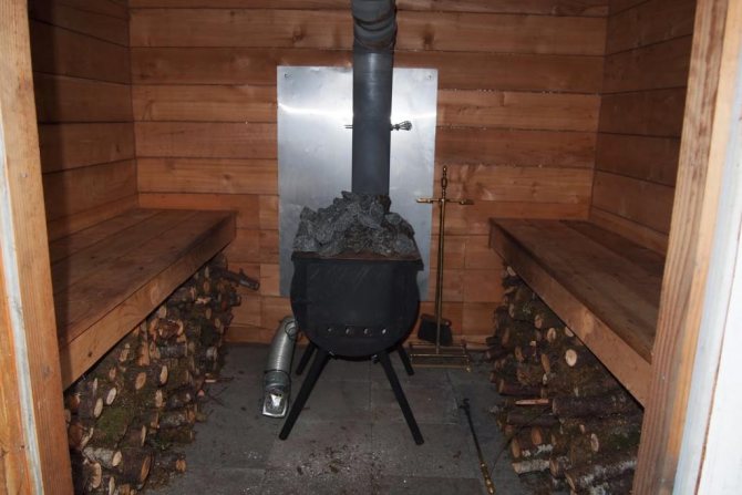 Sauna heating stove