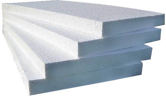 Foam plastic has low thermal conductivity and low weight