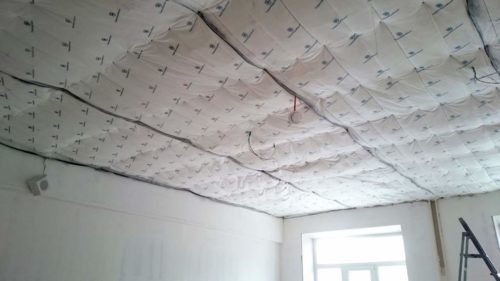 Film ceiling heater