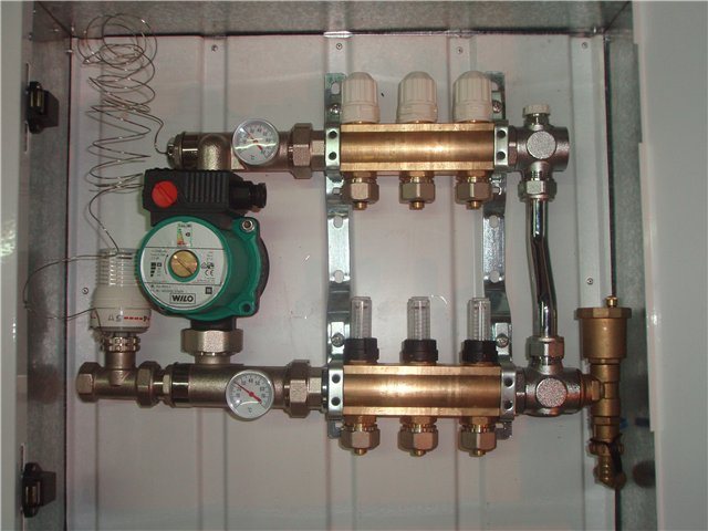 Conexión del sistema de calefacción