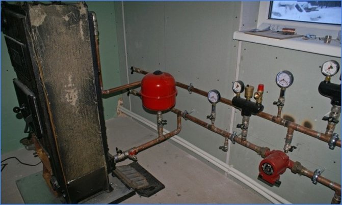 válvula de segurança no sistema de aquecimento
