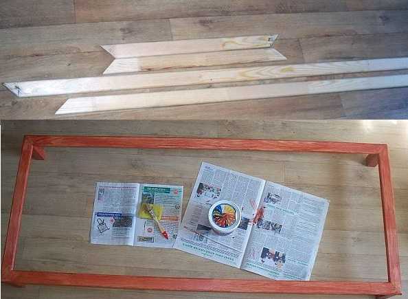 Когато правите дървена решетка, първата стъпка е да направите рамка.