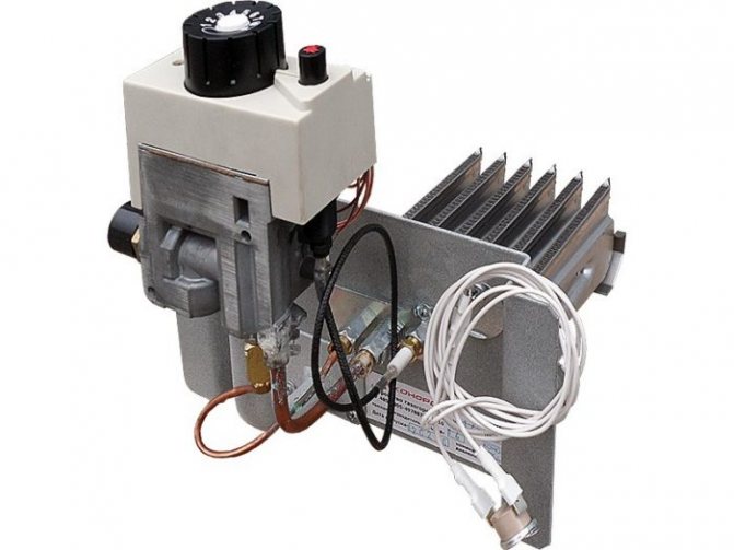 Príklad automatizácie pre inštaláciu v plynovom kotle