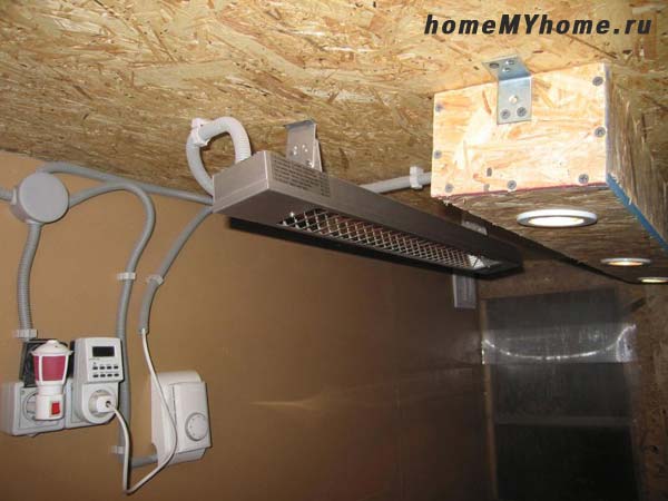 Un ejemplo de conexión práctica de un termostato.
