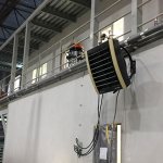 Calentador de ventilador industrial
