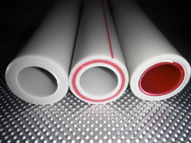 tubos de propileno para características de calefacción