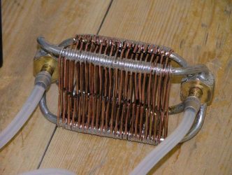 DIY měděný trubkový radiátor