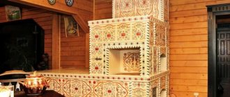 Ruská pec je dekoráciou interiéru a maskotom domu.
