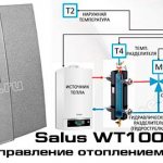 Control de calefacción con compensación climática Salus WT100