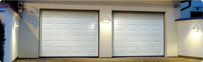 Sectional garage doors Alutech