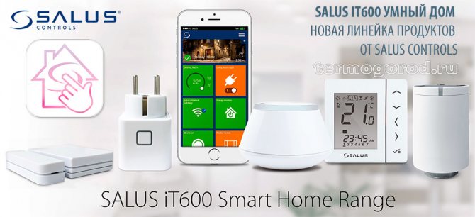 Vezérlő rendszer Intelligens otthon Salus iT600 Smart Home