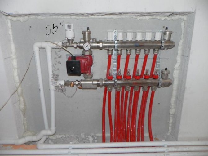 Směšovací jednotka pro podlahové vytápění: instalace pro svépomoc