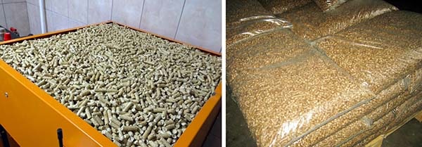 Métodos de almacenamiento de pellets