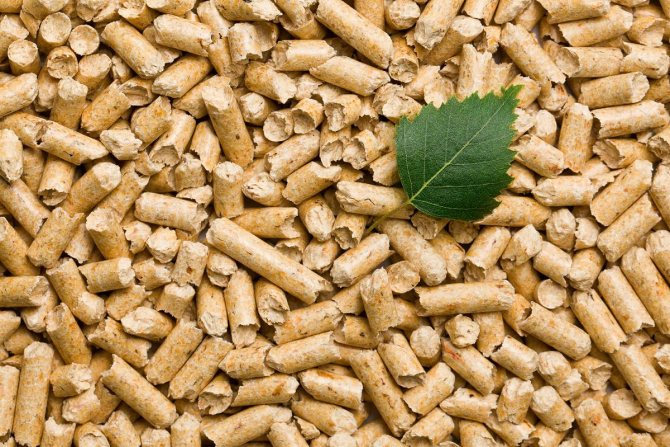 Among the advantages of pellets for heating, it is worth noting a low price and efficiency.