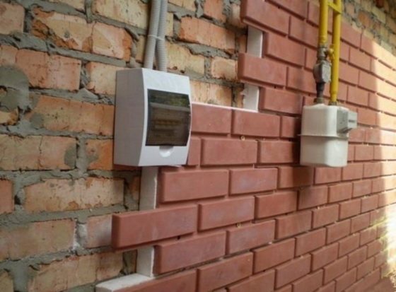 Technology of wall insulation with polystyrene - insulation of a brick house from the outside with foam 5